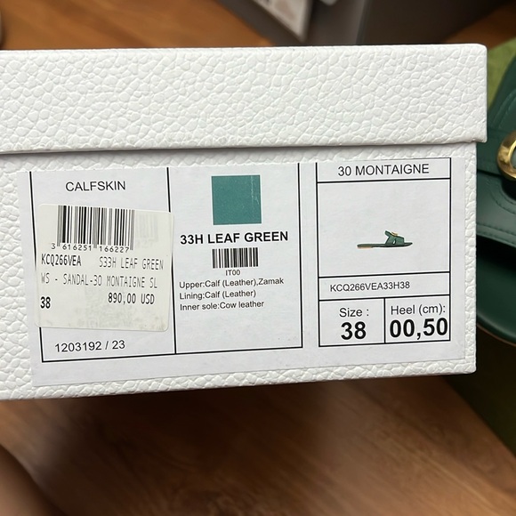 DIOR 30 Montaigne Slide / just like brand new / 100% Authentic/ 38 - Picture 5 of 5